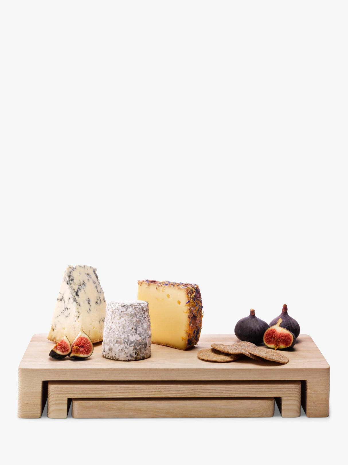 LSA International Collective Nesting Ash Wood Platters - Set of 3 - Natural