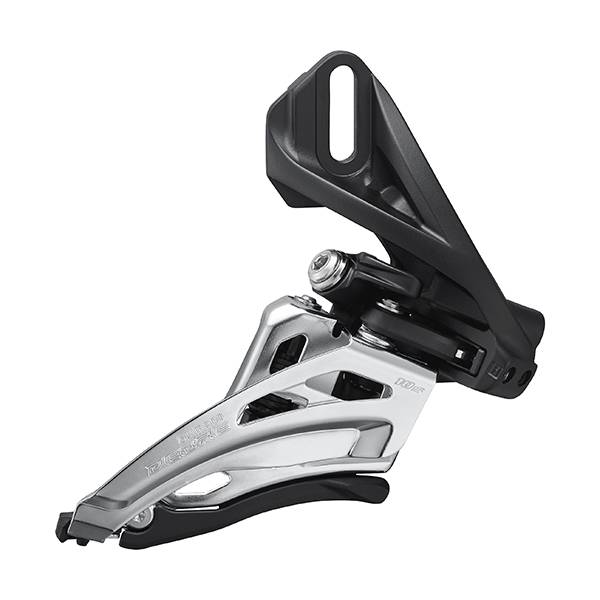 Shimano Deore FD-M4100-D 2x10- Speed F-Pull DM Front Derailleur Black/Silver A