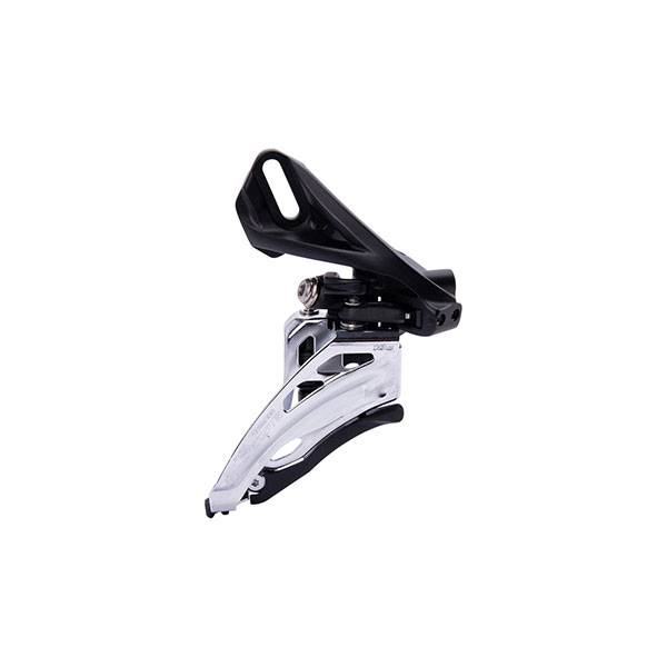 Shimano Deore FD-M4100-D 2x10- Speed F-Pull DM Front Derailleur Black/Silver A