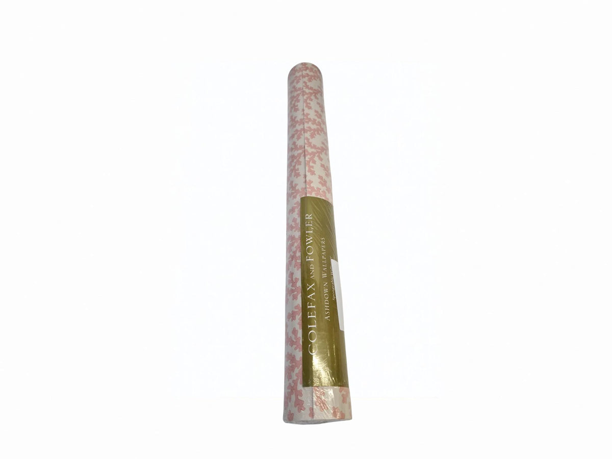 Colefax and Fowler Sea Coral Designer Wallpaper Floral Pattern 10m - Red