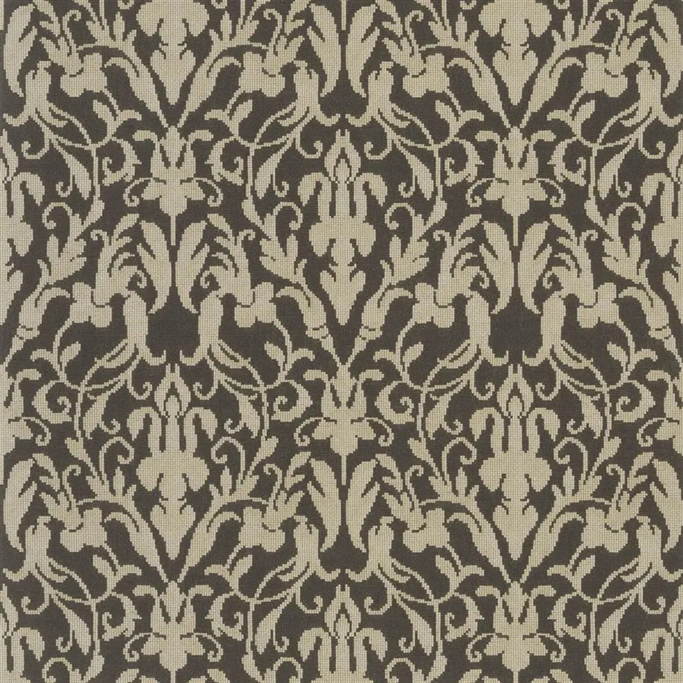Ralph Lauren Speak Easy Damask Wallpaper PRL5003/03 Designer Roll - Tobacco