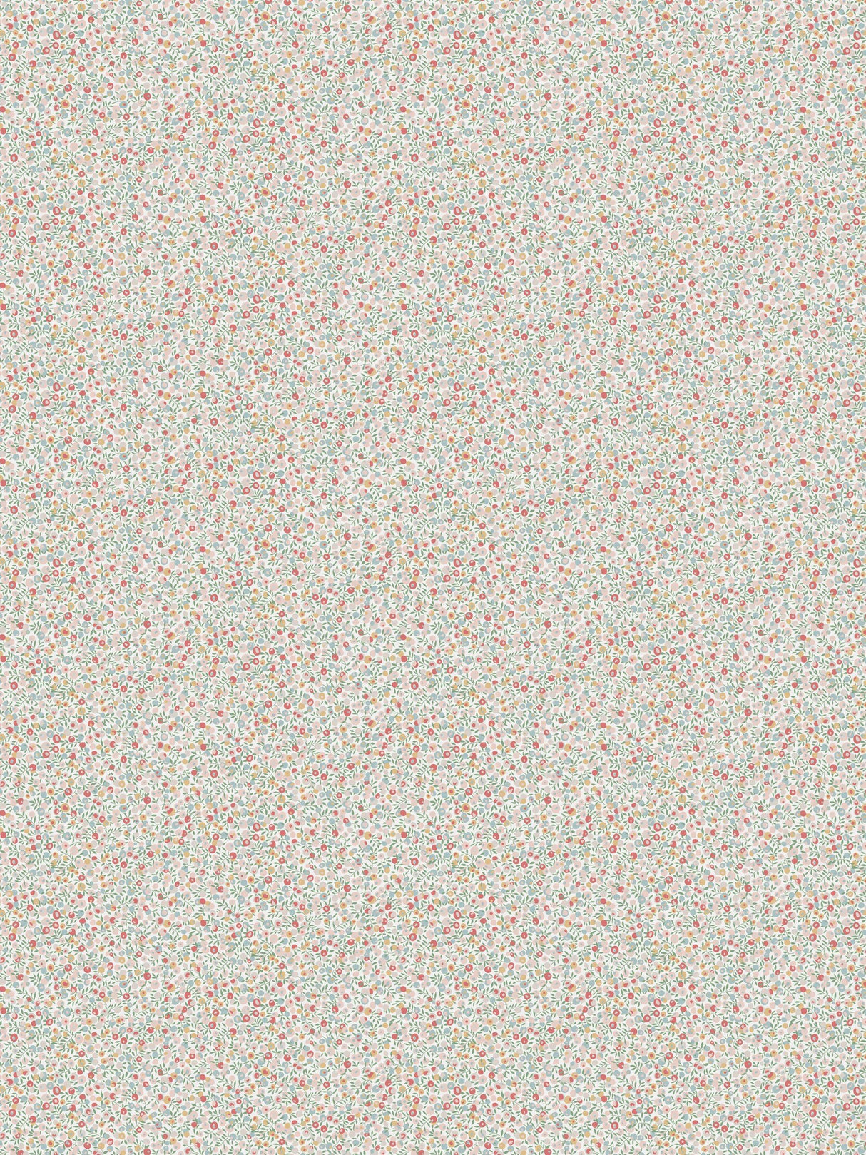 Liberty London Wiltshire Blossom Wallpaper Roll - 52cm x 10.05m - Fennel