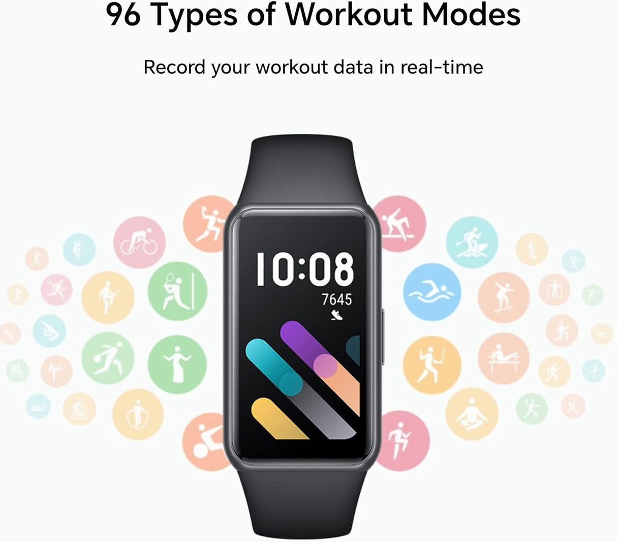 Honor Band 7 Activity Tracker with Heart Rate Monitor - Meteorite Black - Kazoop