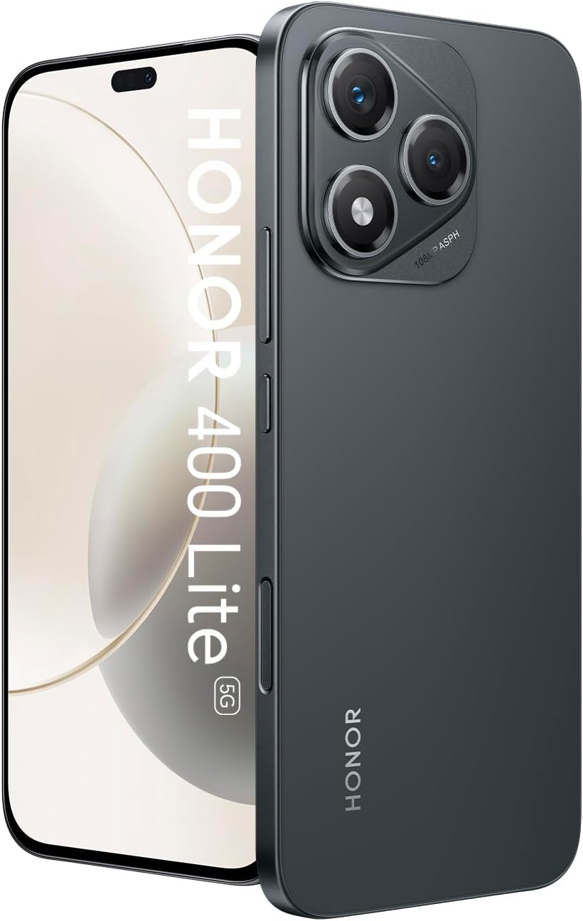 Honor 400 Lite 5G 6.7'' AI Smartphone 256GB Unlocked SIM-Free - Velvet Black