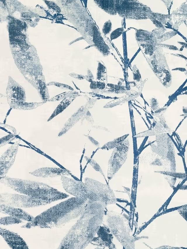Romo Sumba Leaves And Trees Wallpaper L10.05cm x W68cm - Cobalt W422/03