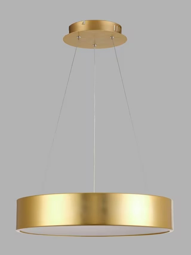 John Lewis Matteo LED Small Hoop Modern Design Pendant Ceiling Light - Gold