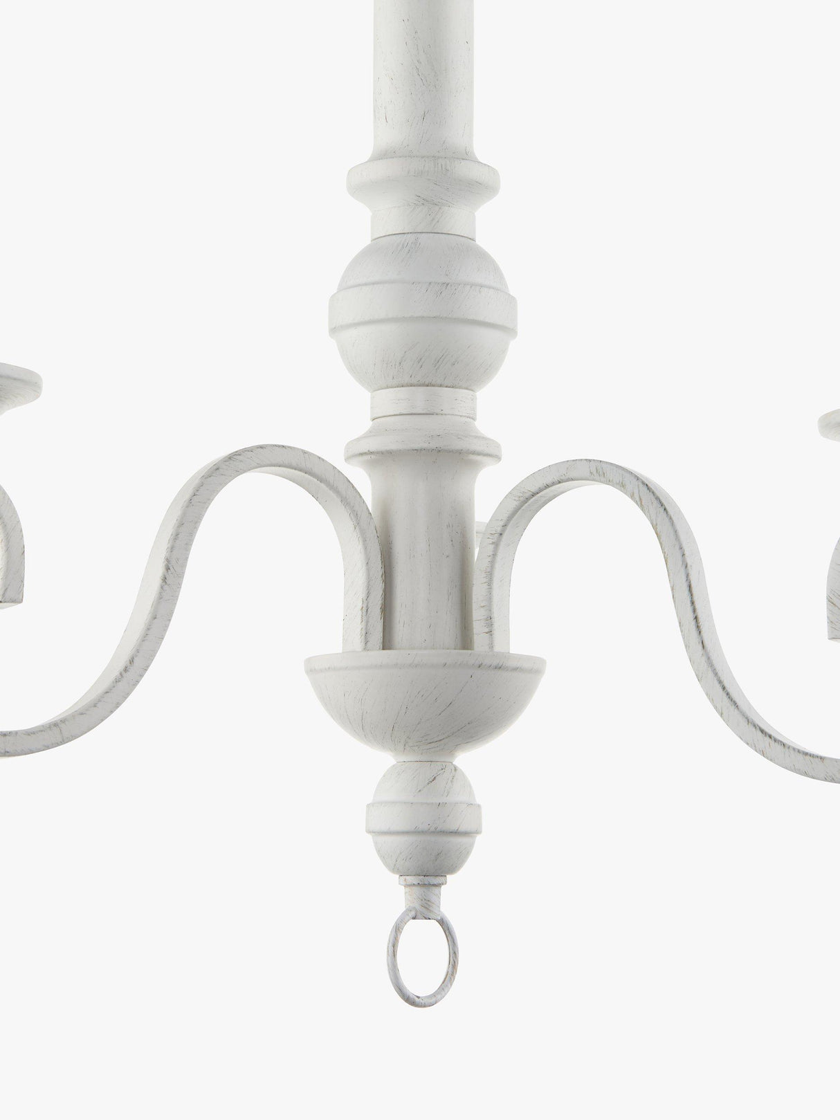 John Lewis Carlita 3 Arm Dimmable Adjustable Wired Ceiling Light - White