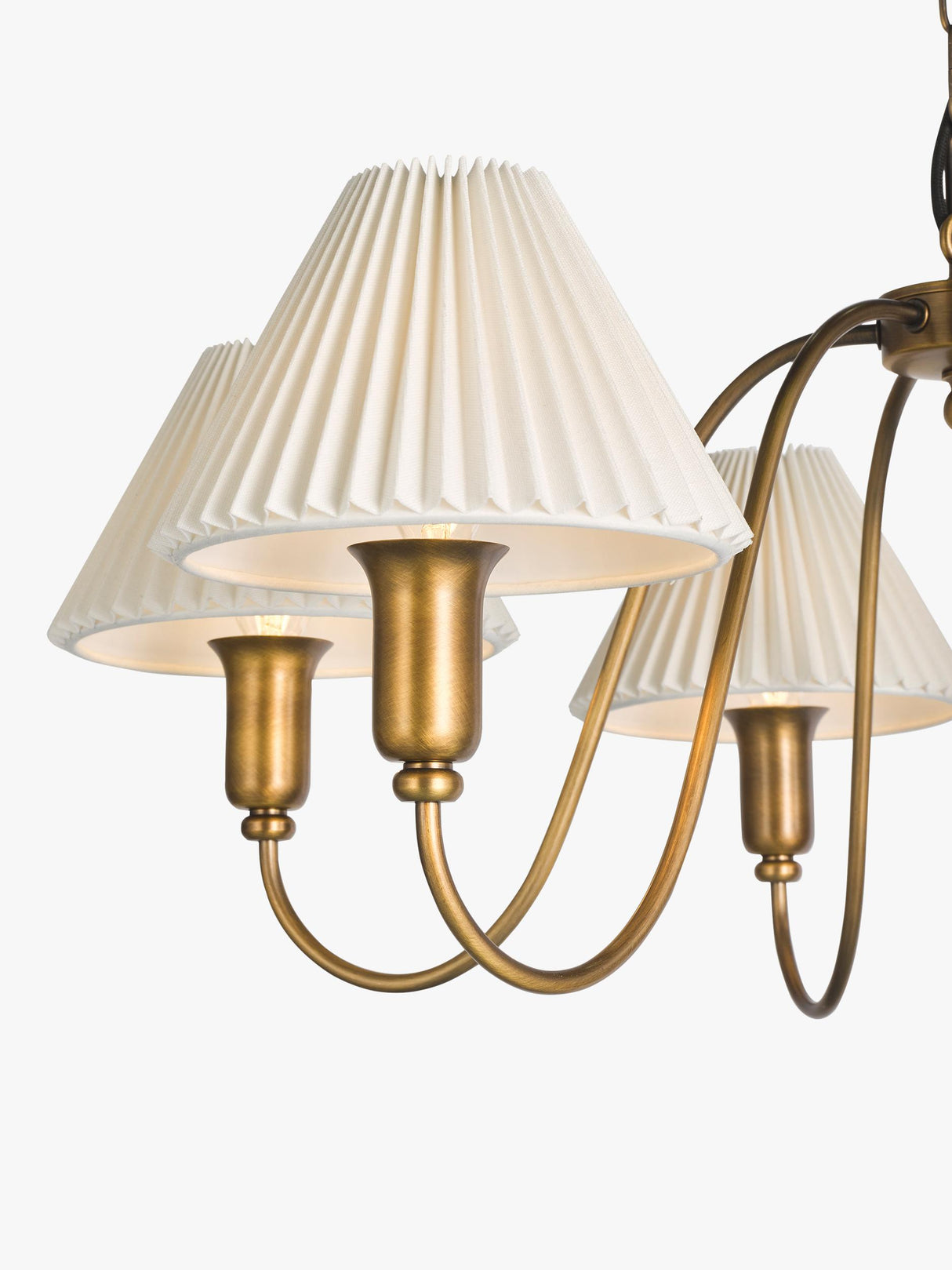 John Lewis Candelabra 6 Arm Adjustable Pendant Ceiling Light Antique Bronze