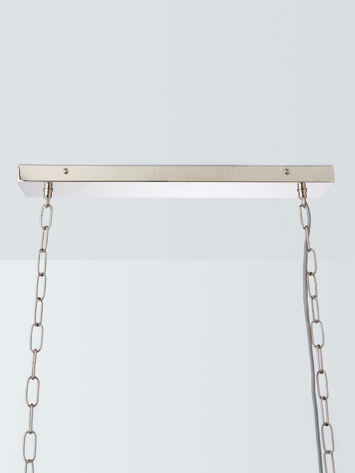 John Lewis Lexton Over Dining Dimmable Adjustable Ceiling Light - Nickel A