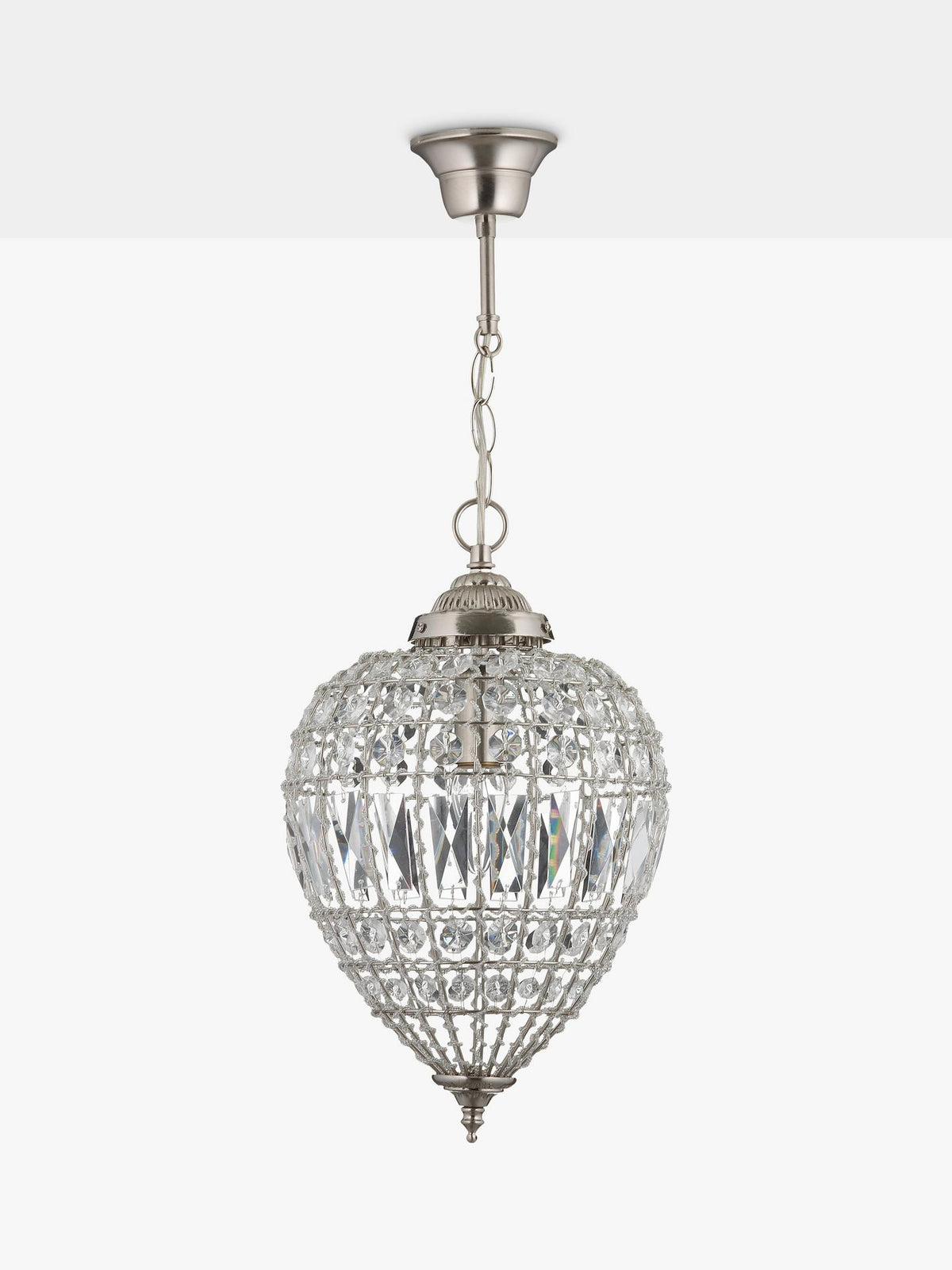 John Lewis Dante Non-Dimmable 700L Small Ceiling Light H38 x Dia.24cm Clear
