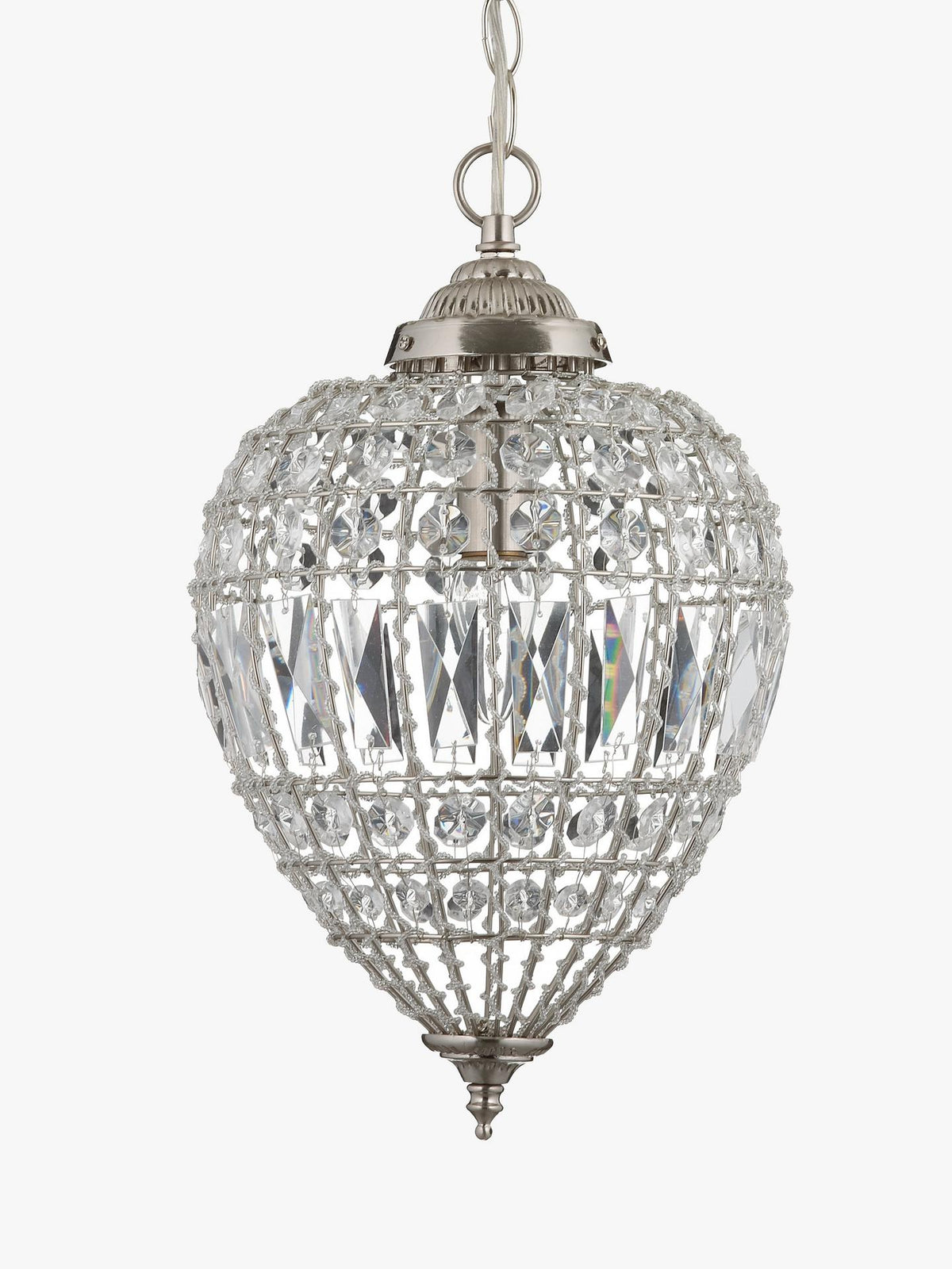 John Lewis Dante Non-Dimmable 700L Small Ceiling Light H38 x Dia.24cm Clear