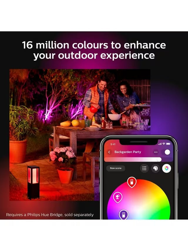 Philips Hue White And Colour Ambiance Econic LED Smart Outdoor Wall Light
