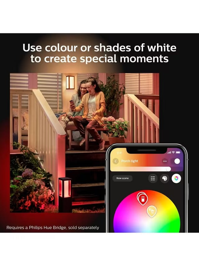Philips Hue White And Colour Ambiance Econic LED Smart Outdoor Wall Light