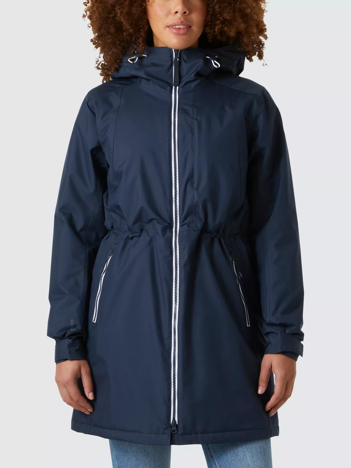 Helly Hansen Women's Westport Insulated Mid Length Hooded Coat - Navy - M