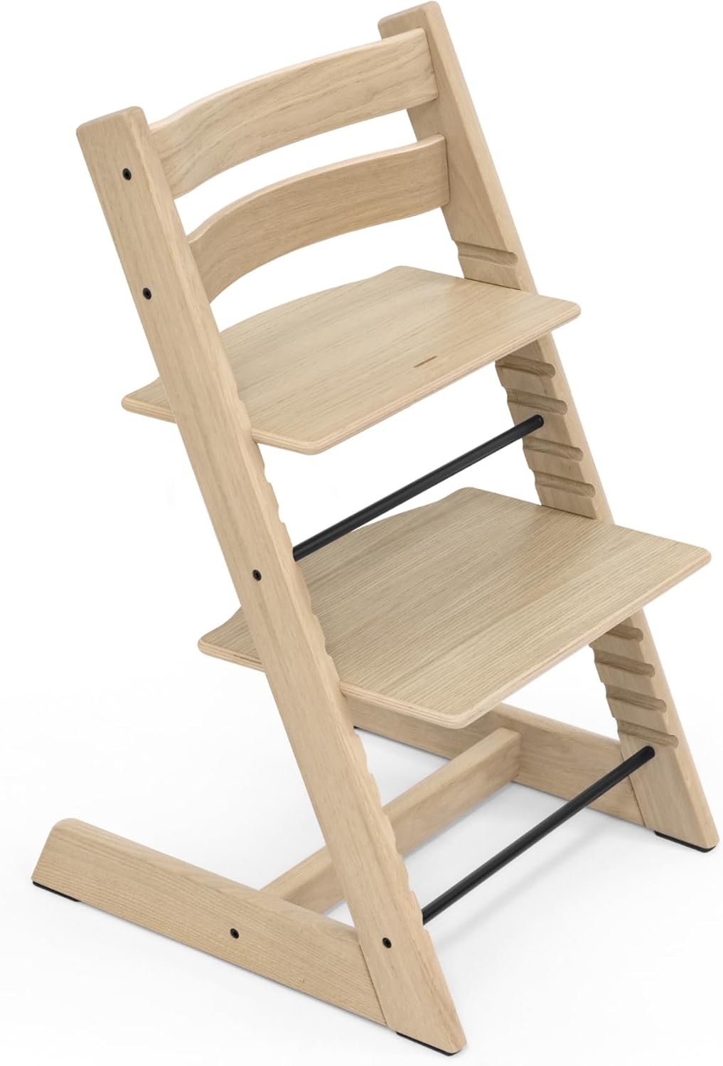 Stokke Tripp Trapp Convertible Adjustable Toddler Highchair - Oak Natural - Kazoop