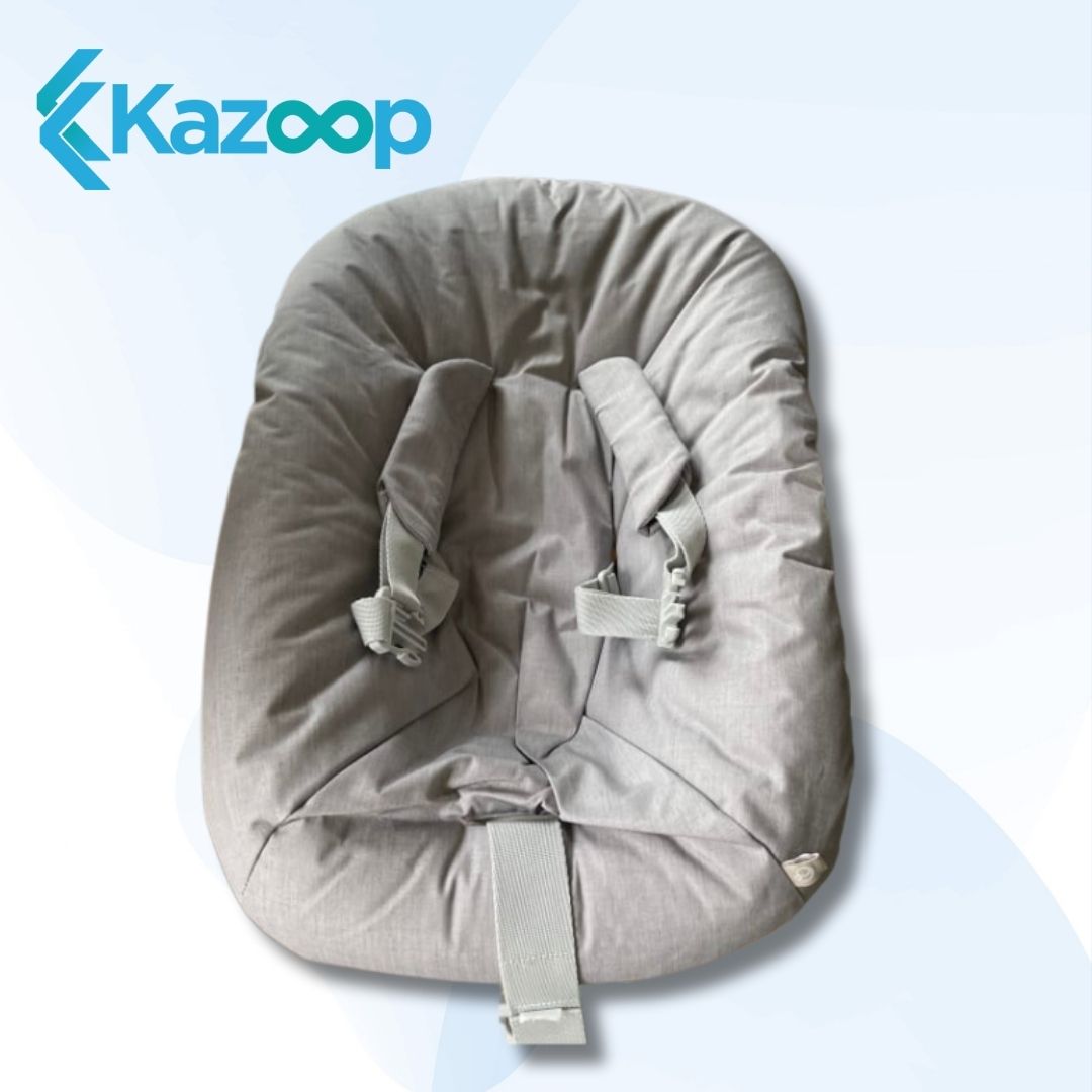 Stokke Tripp Trapp Newborn Set Adjustable Infant Seat Up to 9 kg - Grey - Kazoop