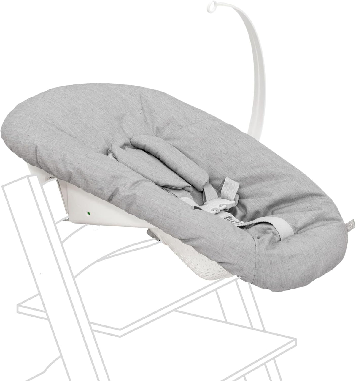 Stokke Tripp Trapp Newborn Set Adjustable Infant Seat Up to 9 kg - Grey - Kazoop