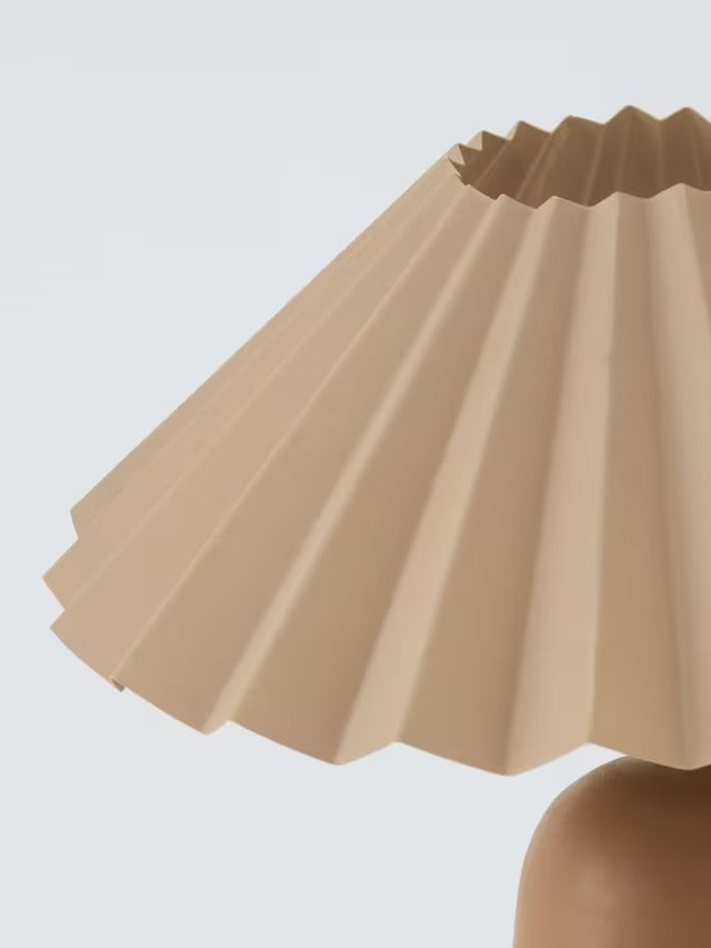 John Lewis Non-Dimmable Fully Assembled Terracotta Table Lamp - Natural