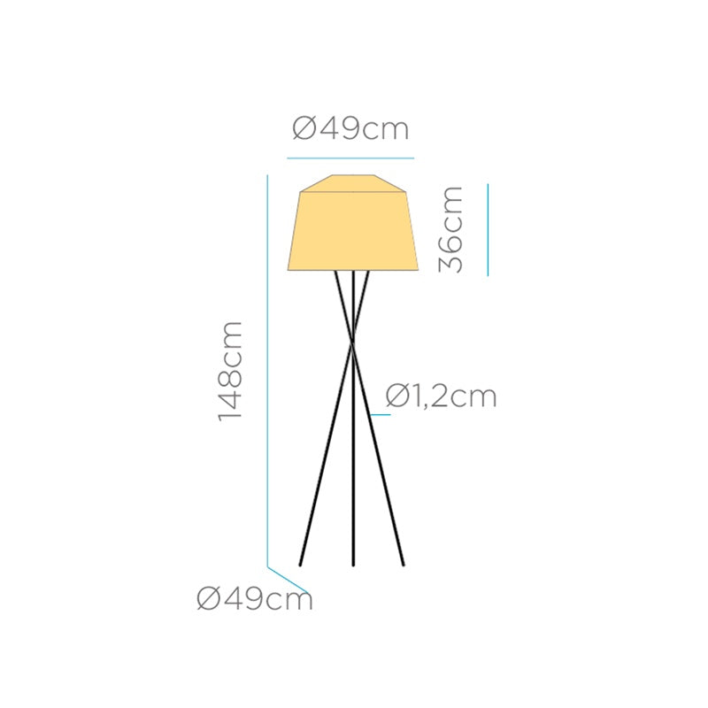 Newgarden Amalfi 145 Dimmable 2700K Wireless Outdoor Floor Lamp - Natural