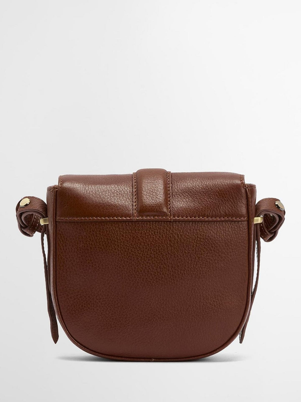 Barbour Women's Elm Leather Classic Turn Lock Crossbody Saddle Bag - Brown