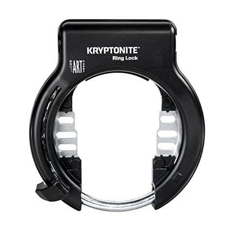 Kryptonite Ring Lock with Plug In Capability Non Retractable - Black