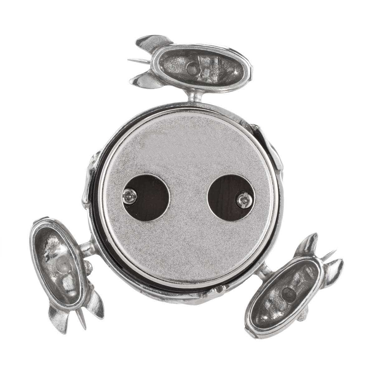 Royal Selangor Pewter Bunny Jet Rocket Music Carousel Pewter Music Box