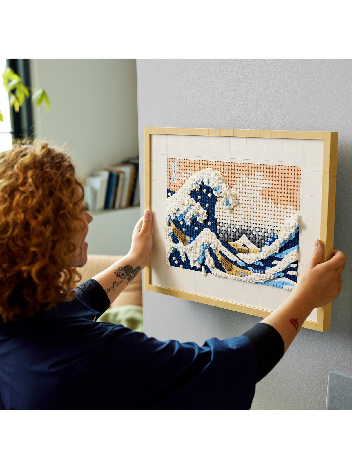 LEGO Art 31208 Hokusai The Great Wave Adults Creative Set - 1810 Pieces
