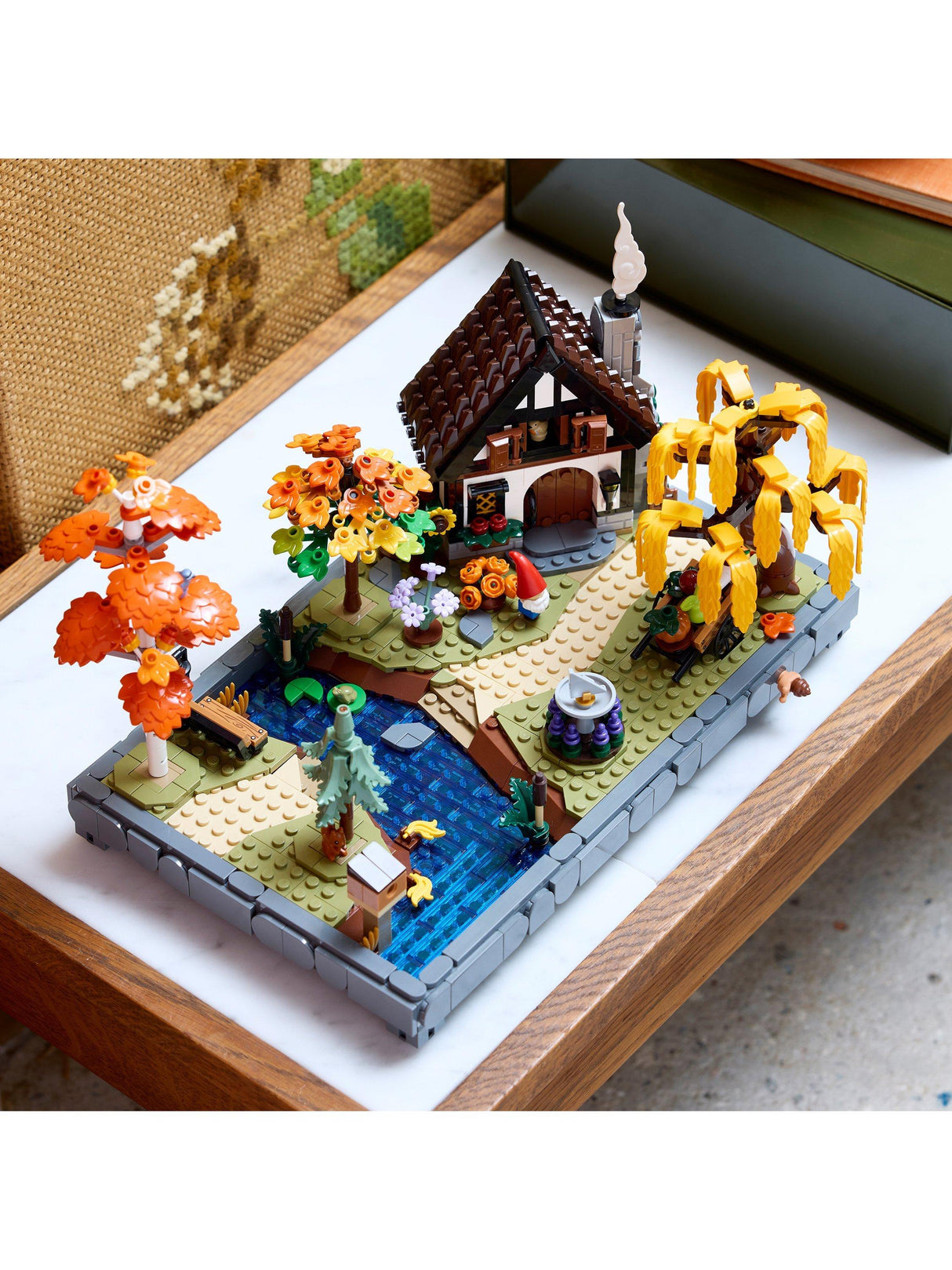 LEGO Icons 11372 Autumn Cottage Garden 1102 Piece Adult Model Building Kit