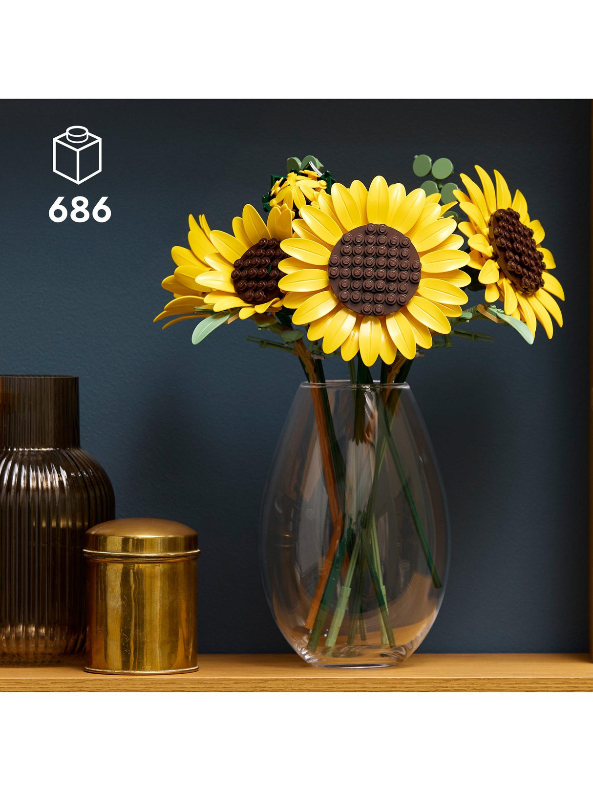 LEGO Botanicals 11502 Sunflower Bouquet Flowers 686 Pieces Building Set