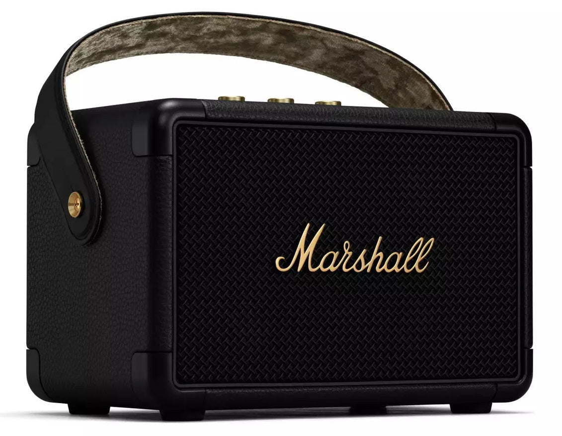 Marshall Kilburn II Portable Wireless Bluetooth Speaker - Black/Brass
