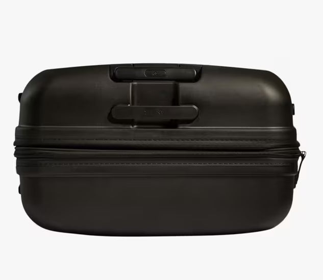 Antler Single Stripe 4-Wheel 81cm Large Black Hard-Shell Expandable Suitcase