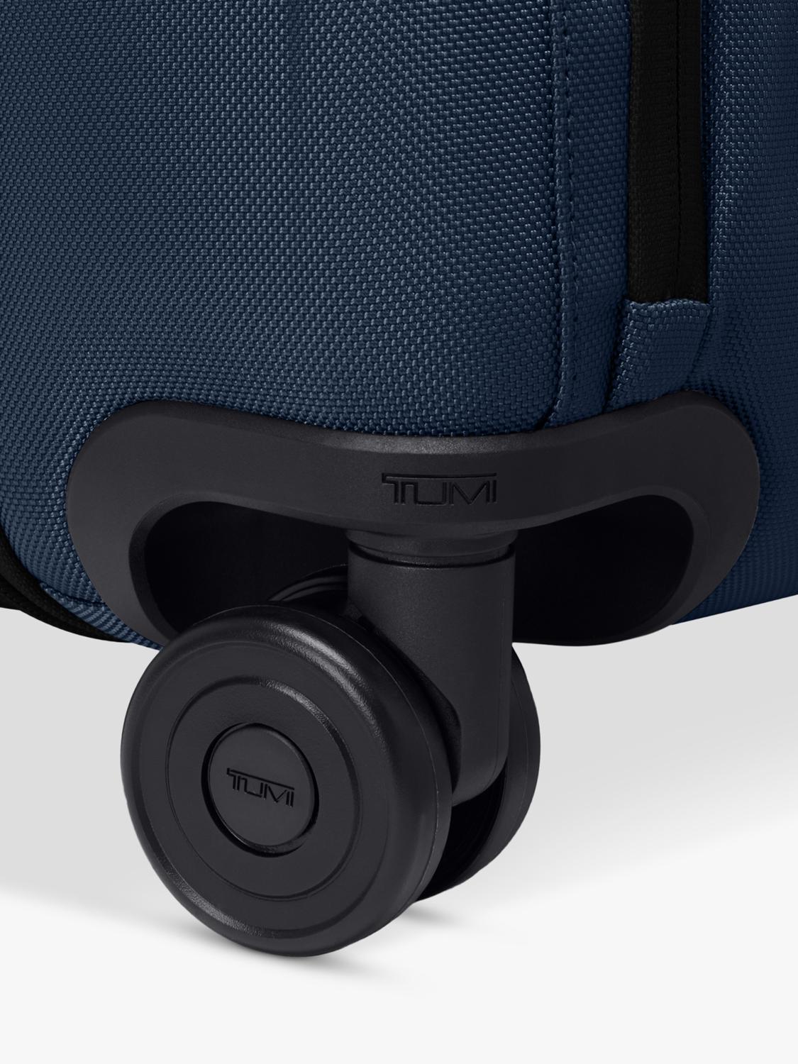 TUMI Dual Access Expandable 4-Wheel Cabin Luggage Suitcase - 69L - Navy