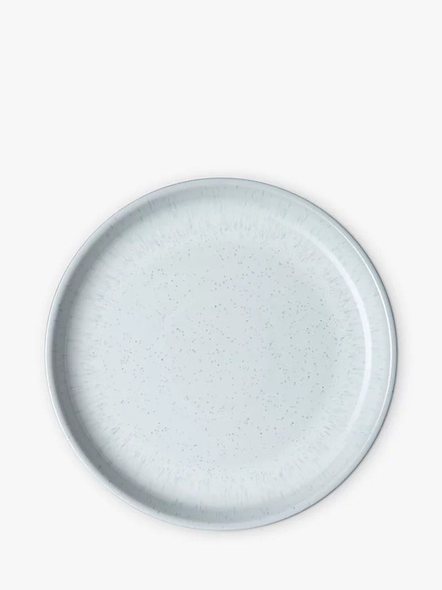 Denby White Speckle Stoneware Coupe Dinnerware Set 12 Piece - White - Kazoop