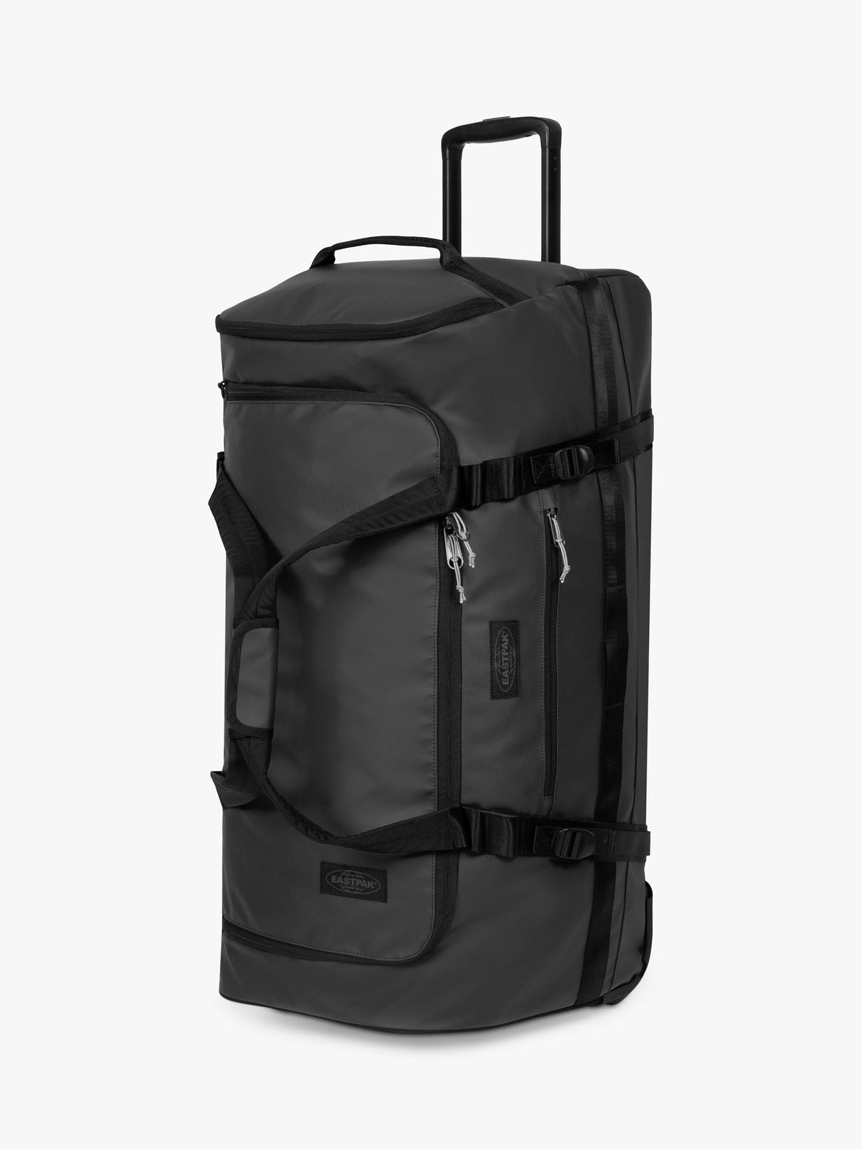 Eastpak 90L 2-Wheel Travel Weatherproof Large Backpack Duffle Bag - Black