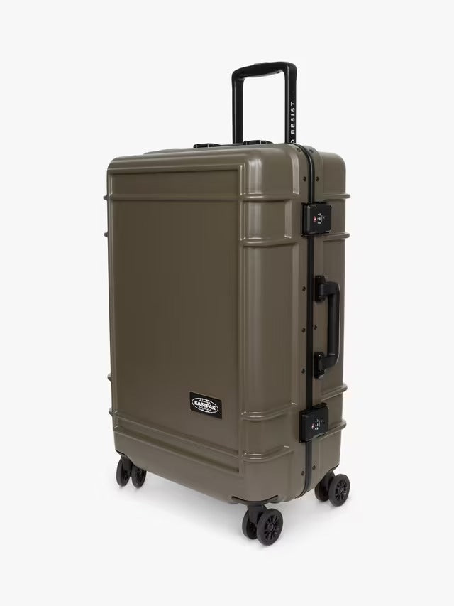 Eastpak Resist'r 4 Wheel Water Resistant 78cm Large Suitcase 90L Army Olive