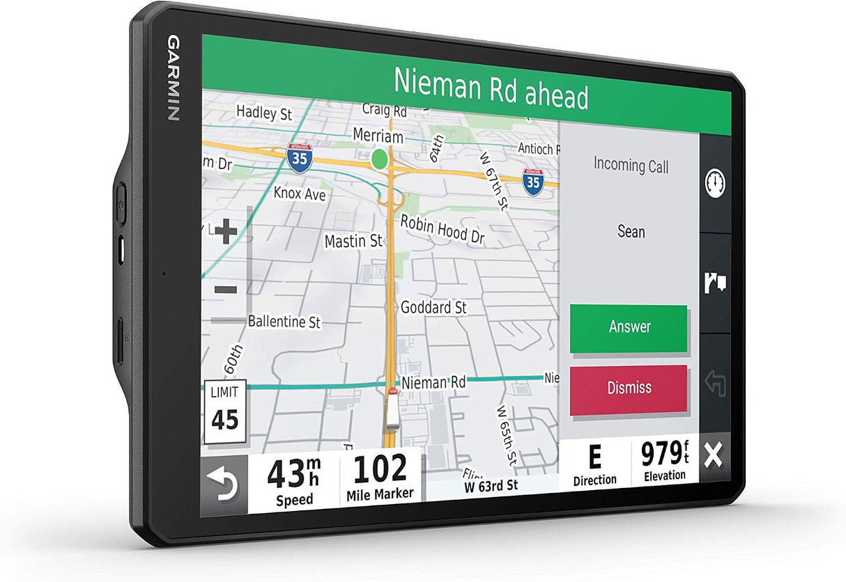 Garmin dezl LGV1000 MT-D EU 10in Truck Sat Nav with Voice Control - Black