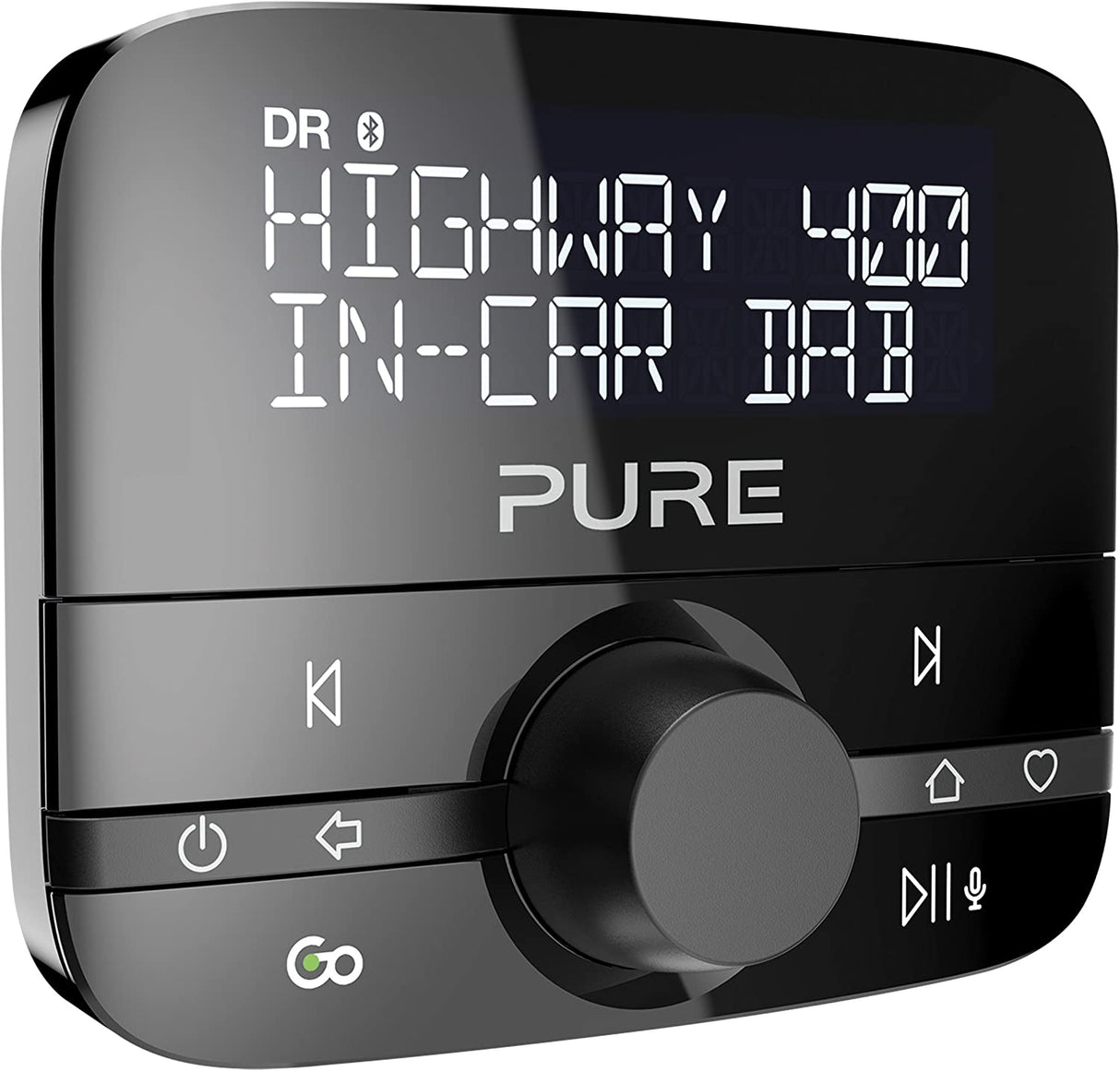 Pure Highway 400 In-Car DAB+/DAB Digital Radio FM with Bluetooth - Black
