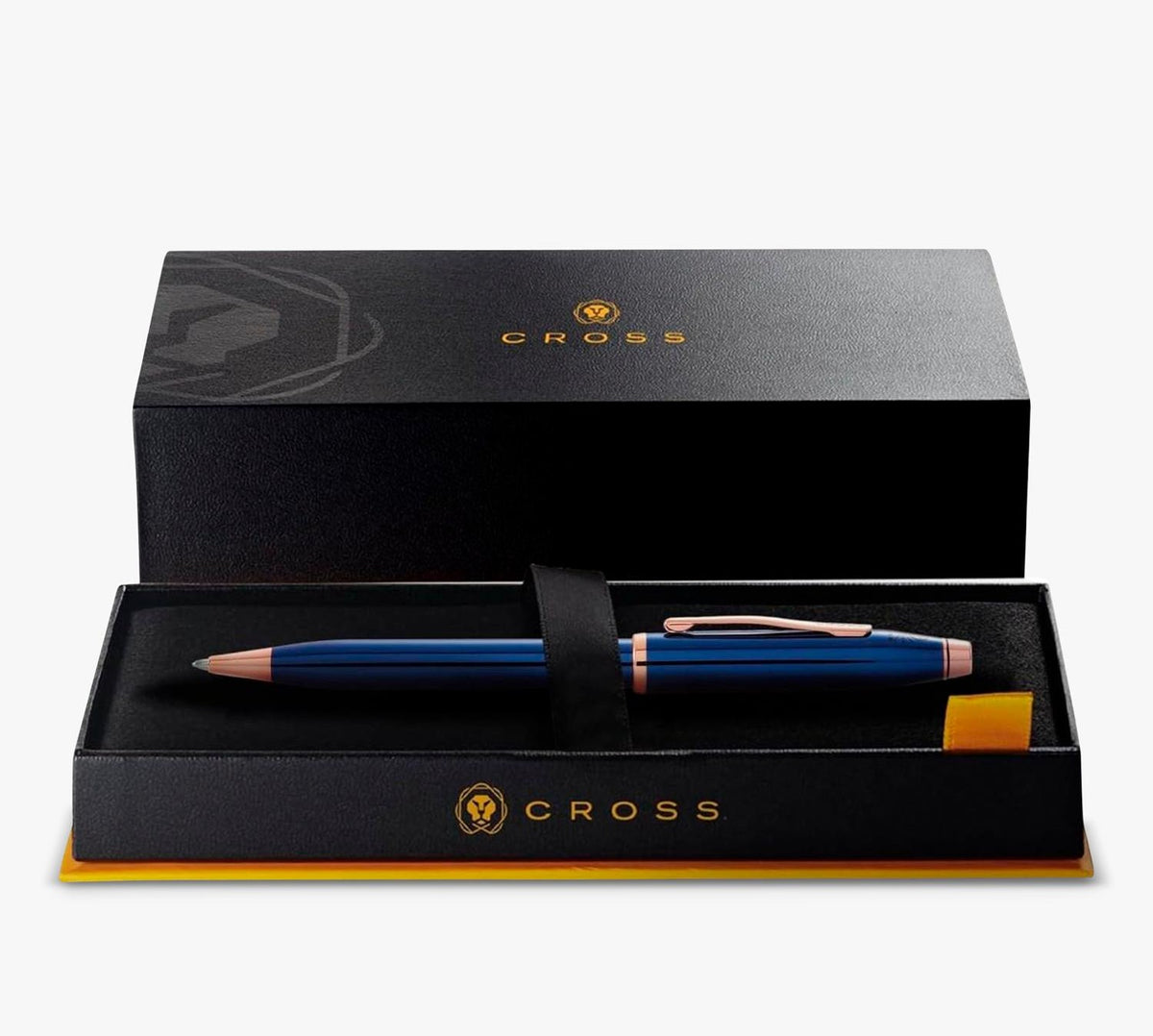 Cross Century II Medium Point Lacquered Rollerball Pen with Gift Box - Blue