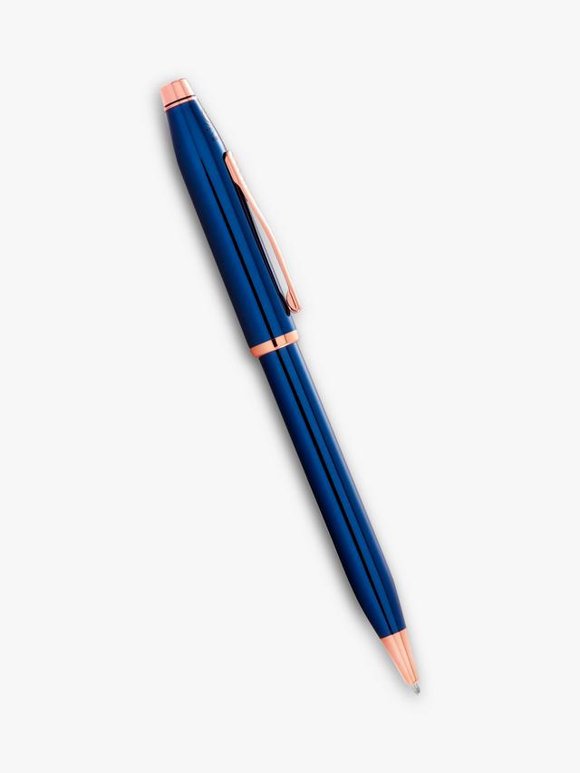 Cross Century II Medium Point Lacquered Rollerball Pen with Gift Box - Blue