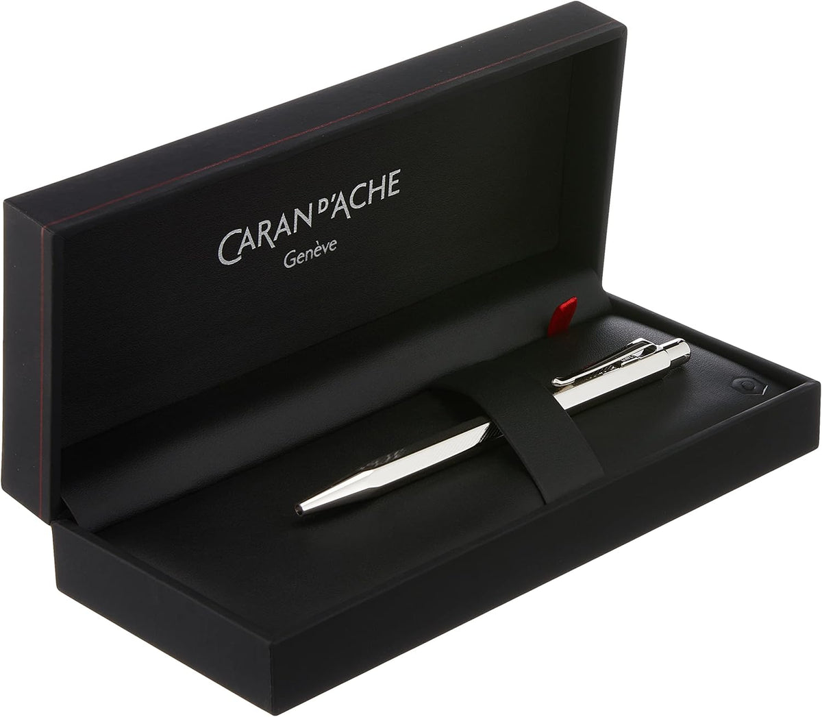 Caran d’Ache Ecridor Retro Ballpoint Pen Palladium with Gift Box - Silver