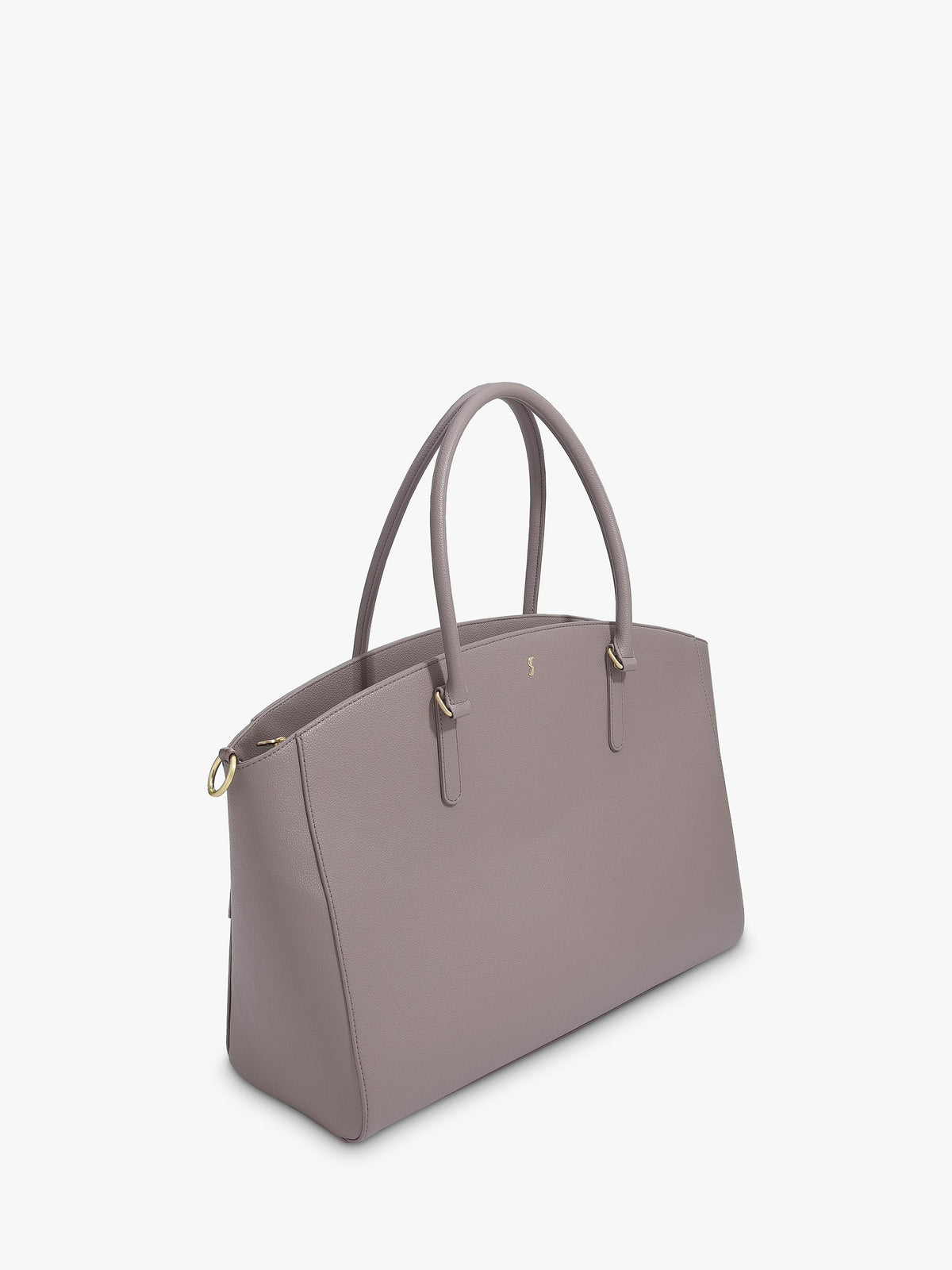 Stackers Large Work Tote Organiser Handbag Supersize Carryall - Mushroom