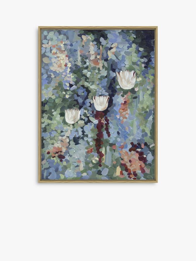 John Lewis Harlie Briggs 'Down by the Lake' Canvas Art Print 83 x 64cm -Blue A