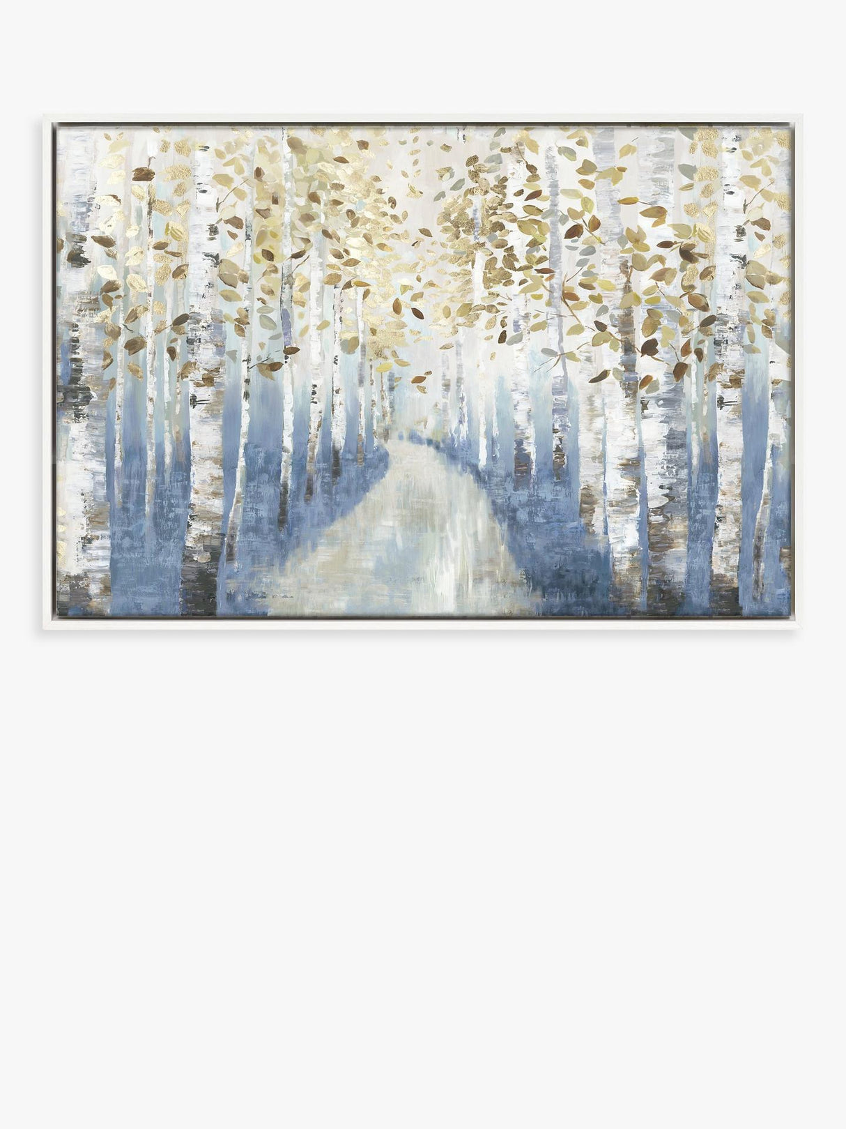 John Lewis Allison Pearce 'New Path I' Framed Print 64 x 94cm - Blue/Multi