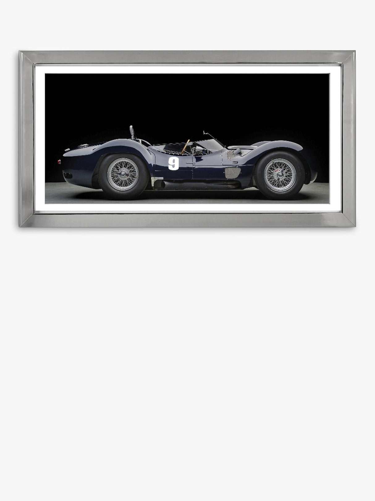 Brookpace Lascelles 'Maserati Birdcage' Car Framed Print & Mount 49 x 99cm