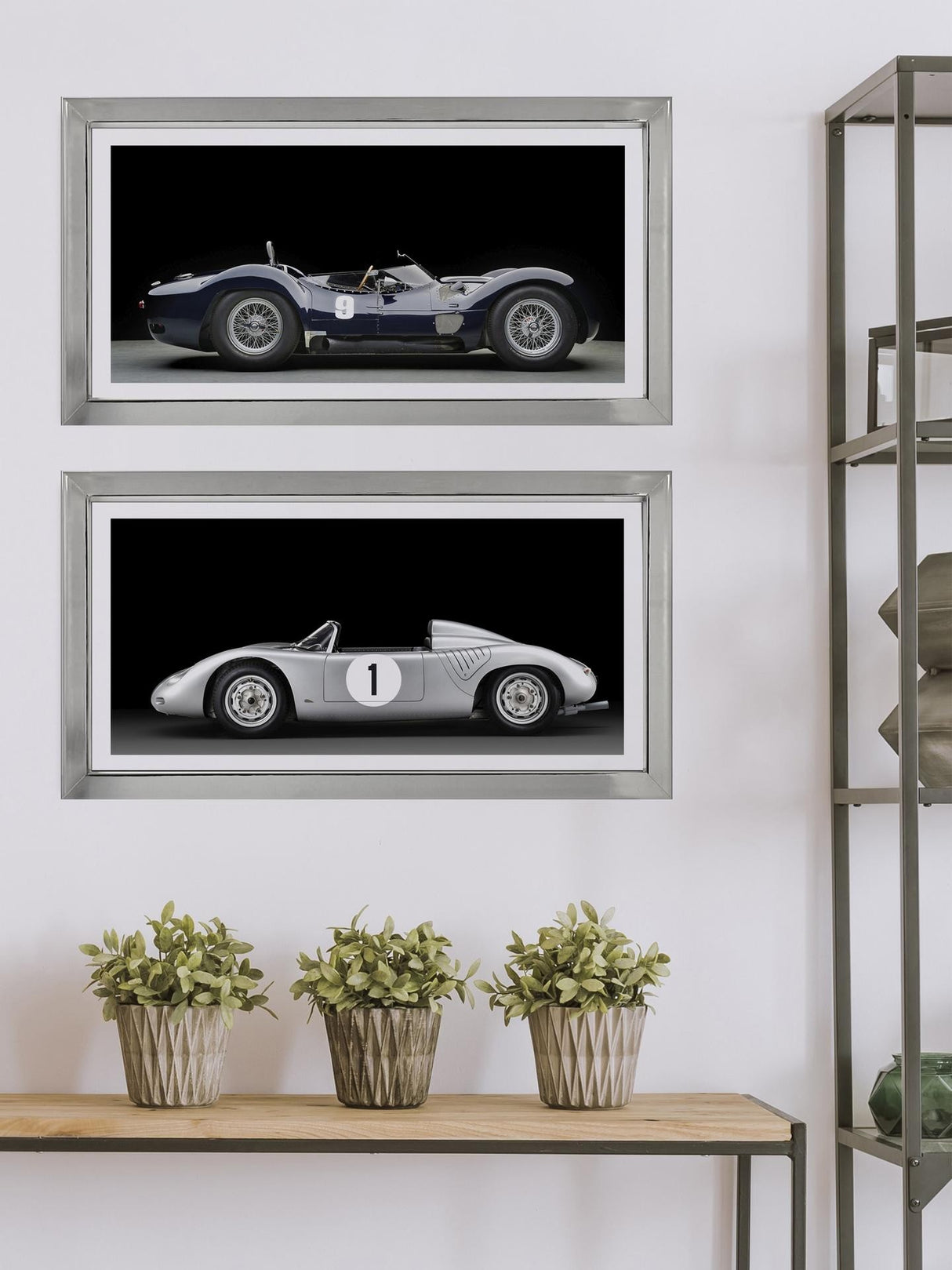 Brookpace Lascelles 'Maserati Birdcage' Car Framed Print & Mount 49 x 99cm