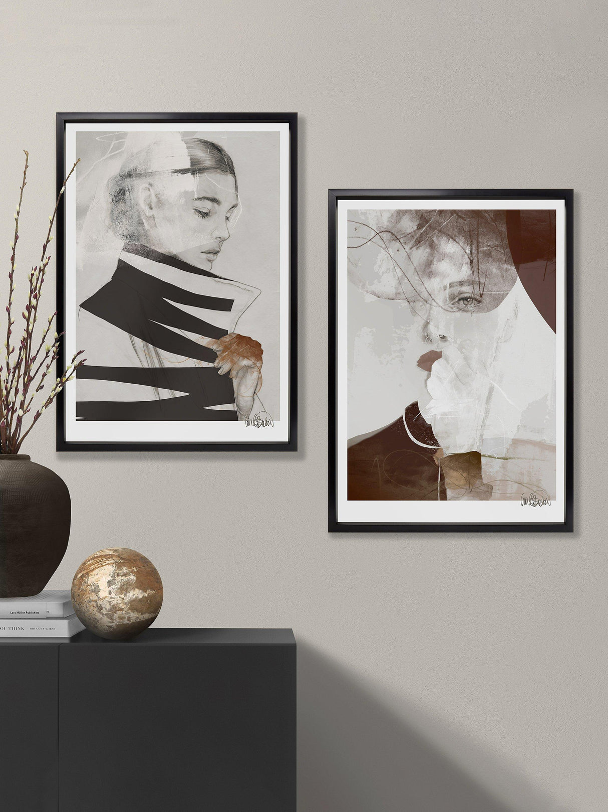 Brookpace Lascelles Anna Bulow 'Frida' Limited Edition Print - 75 x 55cm