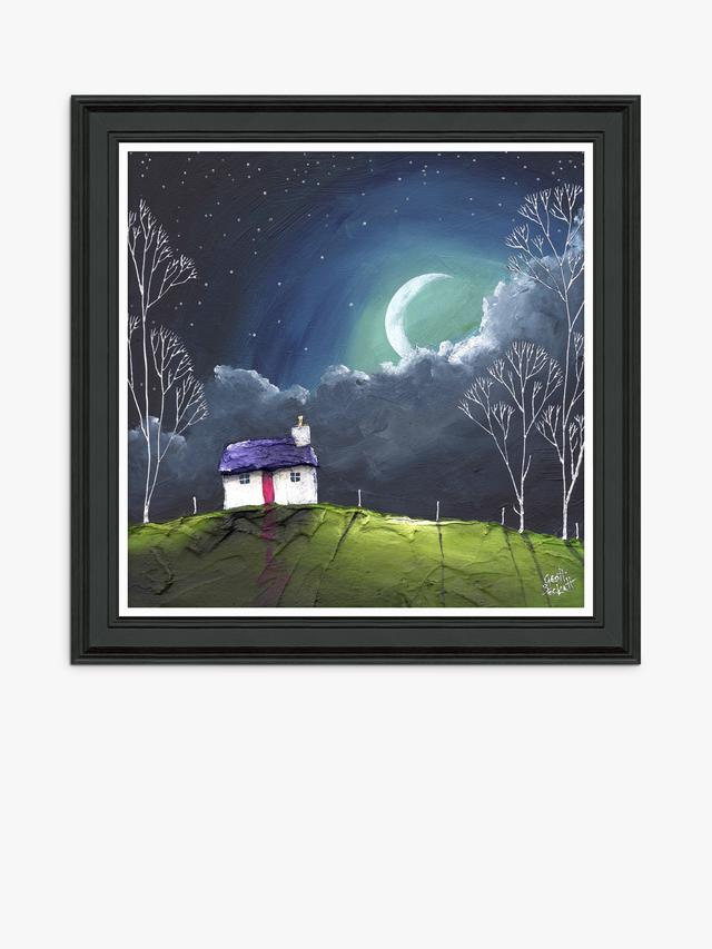 John Lewis Geoff Beckett 'Crescent Nights' Framed Print - 67 x 67cm - Multi