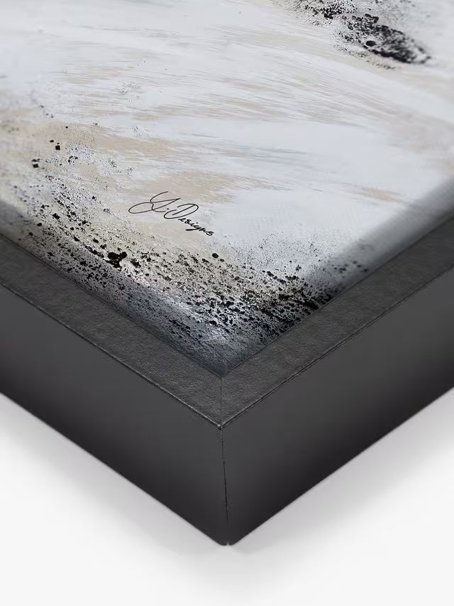 John Lewis Yharnna Heavenly Twilight Framed Canvas Print 64 x 124cm - Black - Kazoop
