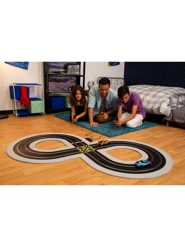 Scalextric Drift 360 Ford Mustang Racing Speed Track Toy Set for 5y Kids