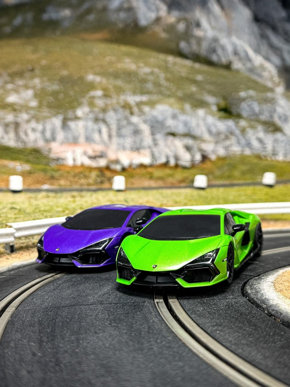 Scalextric C1457M Lamborghini Revuelto Slot Toy Racing Supercar Showdown Set